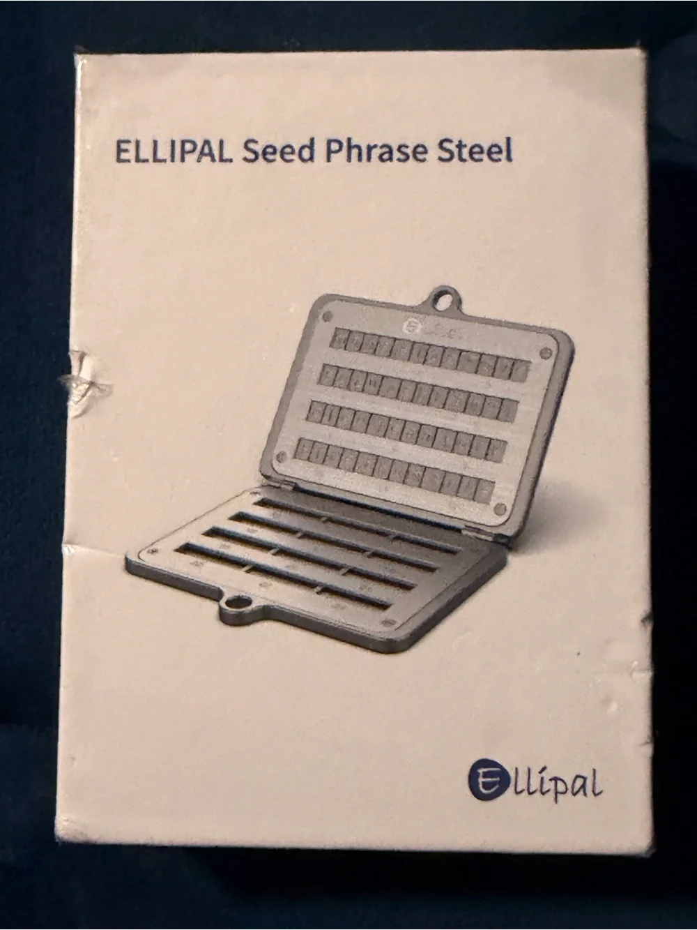 ELLIPAL Seed Phrase Steel Backup - Silver - Picture 1 of 3